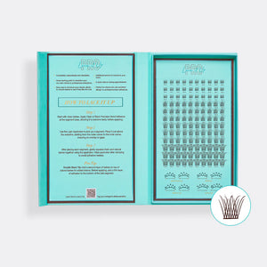 Lace It Up Pro Vegan Segment Lashes - Nude Natural Volume Hot Chocolate