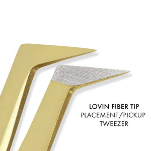 Lovin Volume Gold Fiber Tip Tweezers