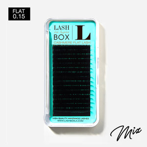 0.15 Cashmere Flat Lashes - Mixed Trays