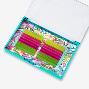 Flamingo Pop Lashes - Mixed Coloured Tray - 0.07 mm
