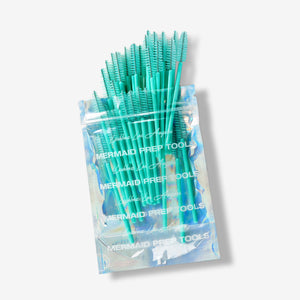 Teal Disposable Eyelash Wands