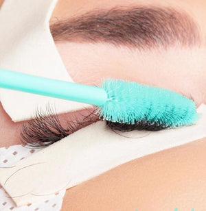 Teal Disposable Eyelash Wands