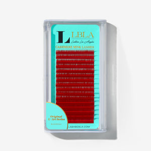 Art Series Cashmere 0.07 Mixed Length Tray - Red