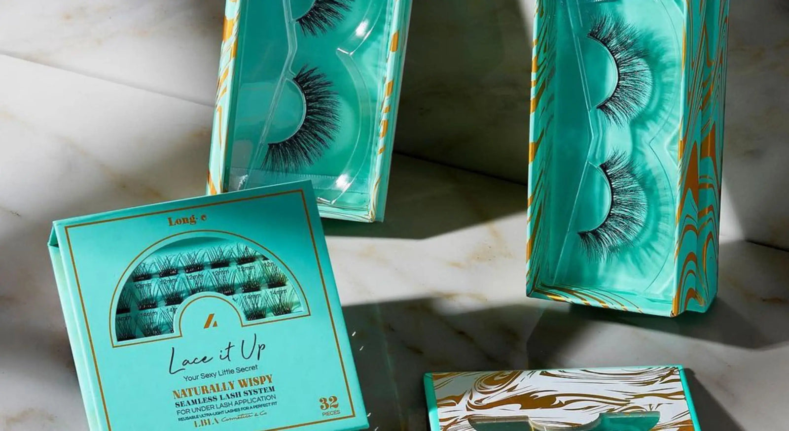 LBLA Lace It Up DIY lashes with instructions on how to remove DIY lashes