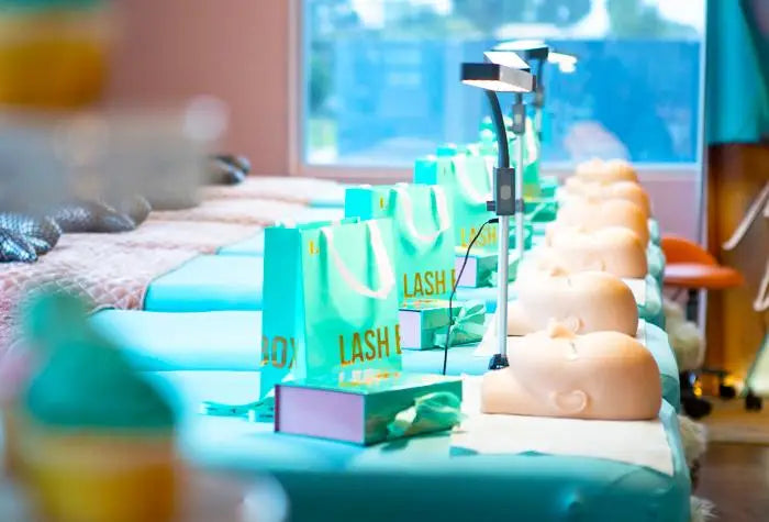 LBLA lash technician training room