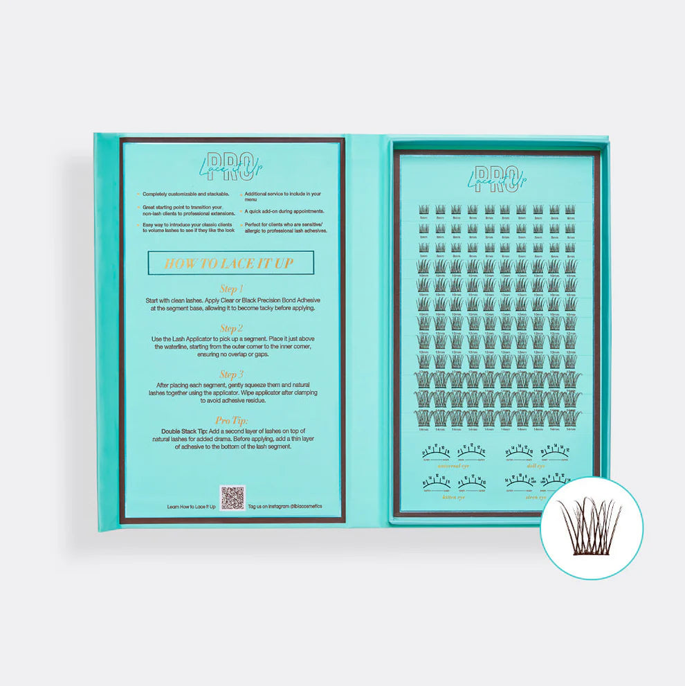 Lace It Up Pro Vegan Segment Lashes - Nude Natural Volume Espresso