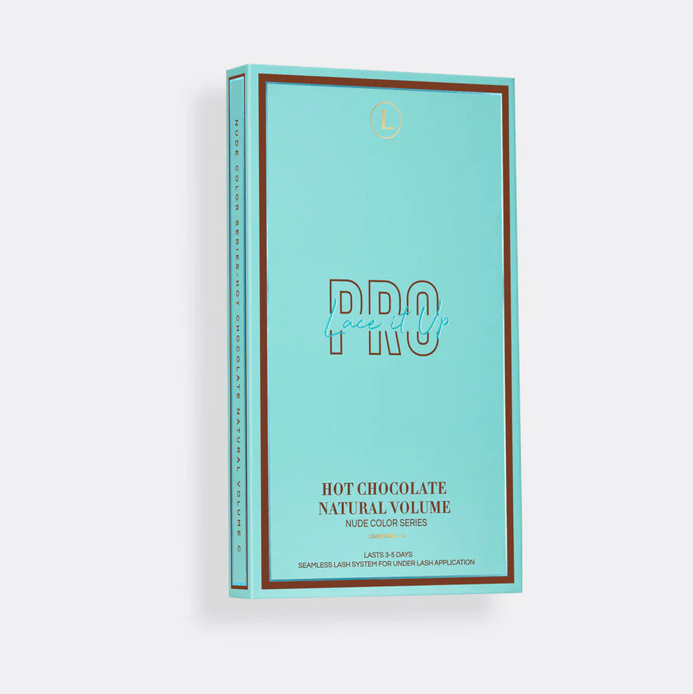 Lace It Up Pro Vegan Segment Lashes - Nude Natural Volume Hot Chocolate