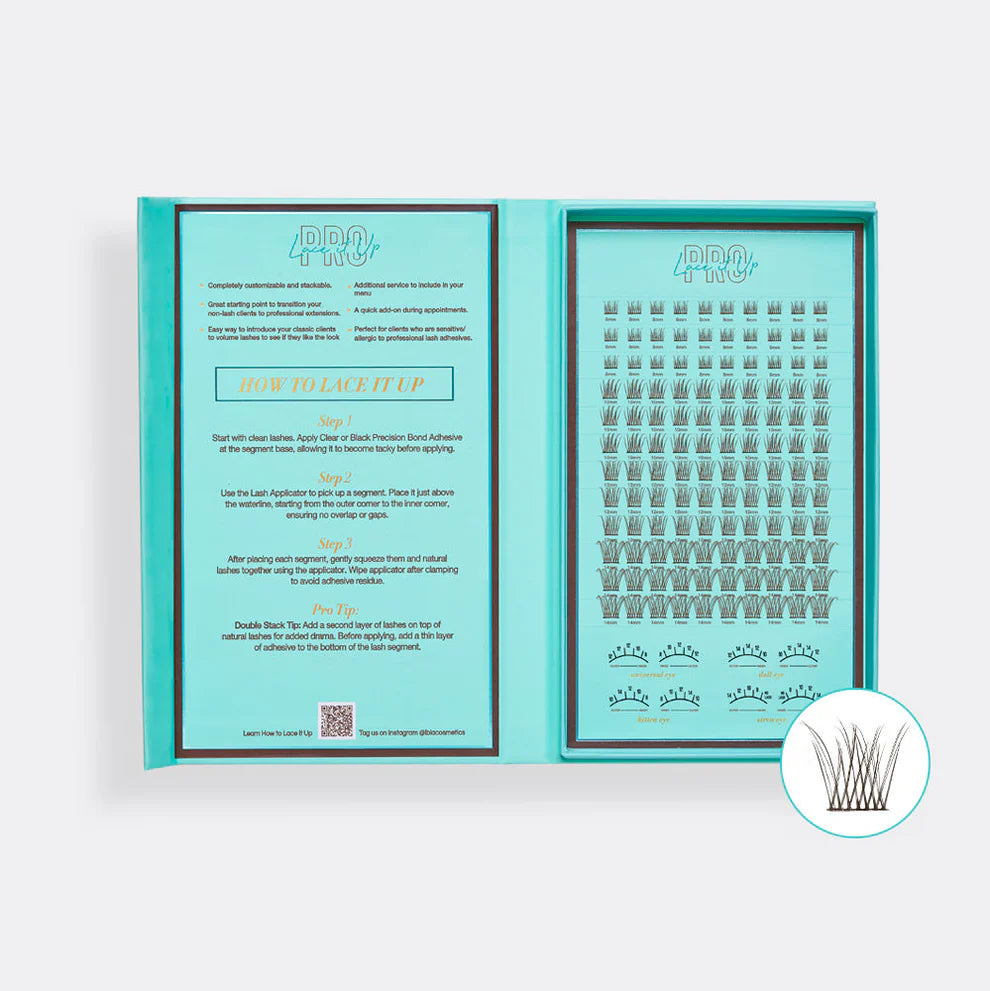 Lace It Up Pro Vegan Segment Lashes - Nude Natural Volume Mocha