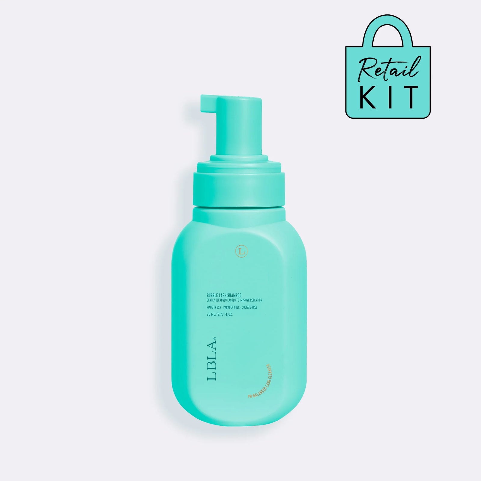 Bubble Eyelash Extension Shampoo- Retail Set Travel Size