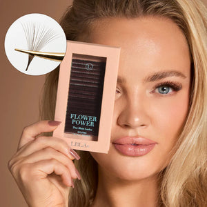 Flower Power True Matte Lashes 0.03mm - MAPLE BROWN Individual Lash Extensions