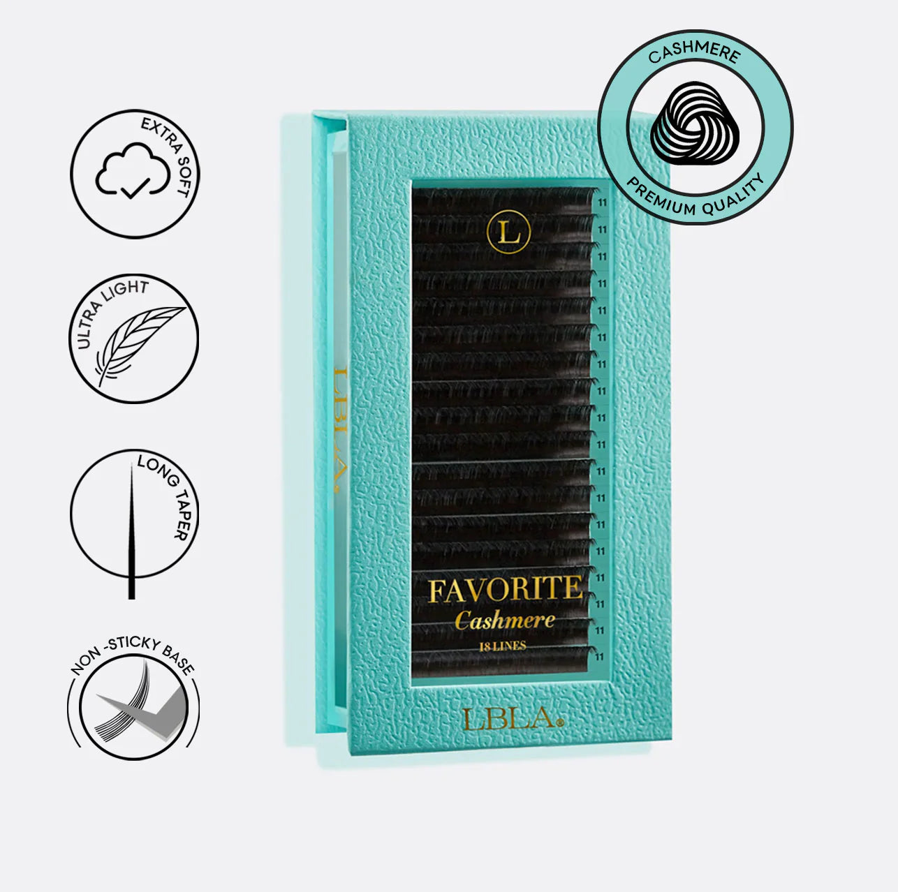 FAVORITE COLLECTION - 0.03 Cashmere Eyelash Extensions