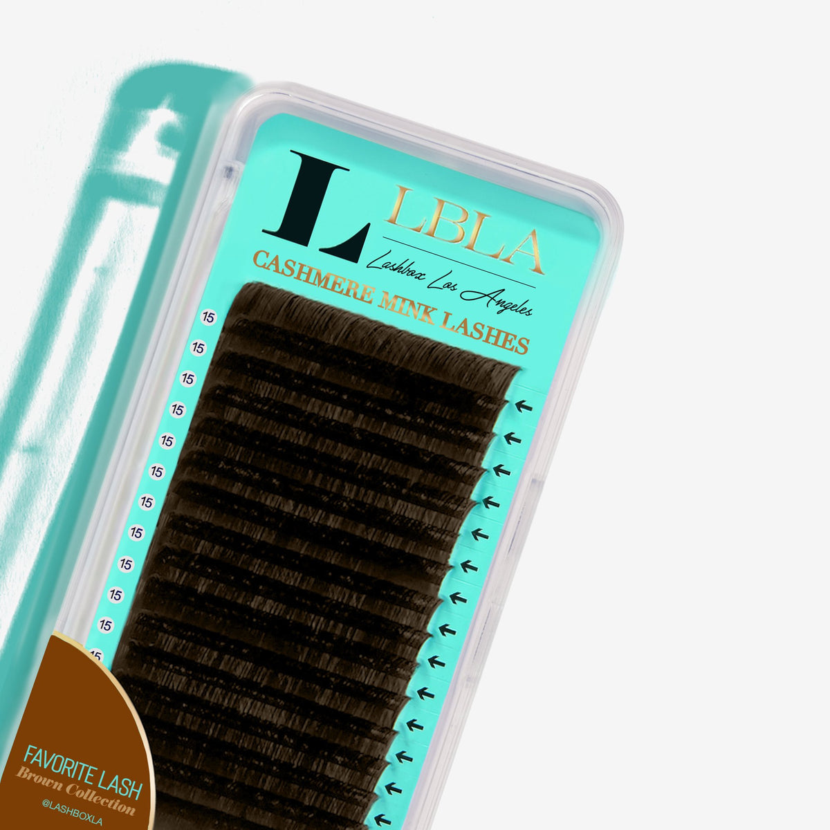 Deep Brown FAVORITE Cashmere Mink Lashes - Mixed Lengths Tray