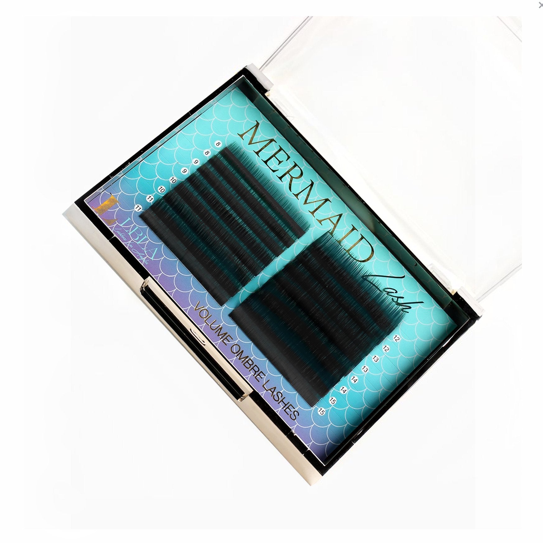 Mermaid Ombre Lashes - Green