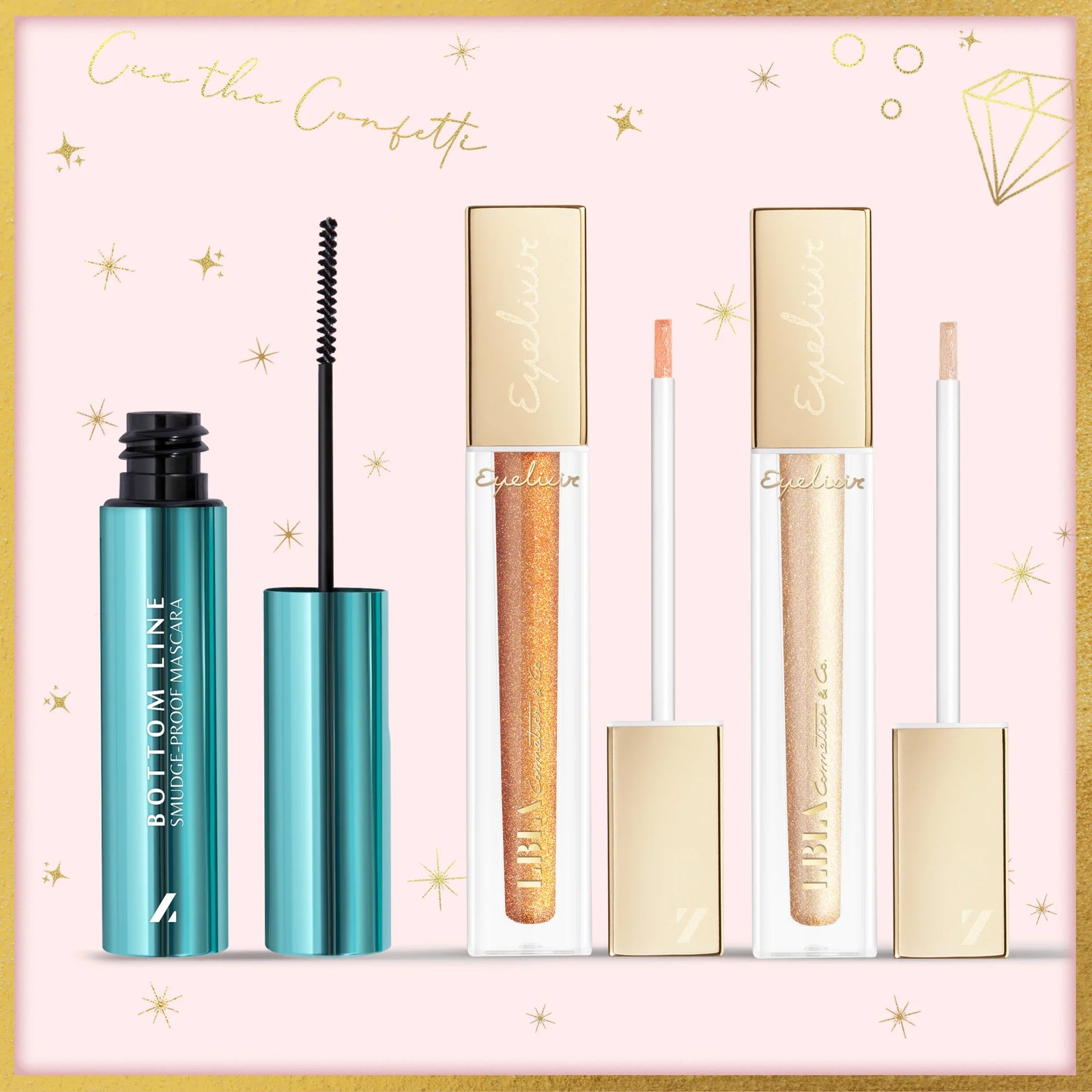 Pumpkin Spice Trio Eyelixir Eyeshadows & Bottom Line Mascara