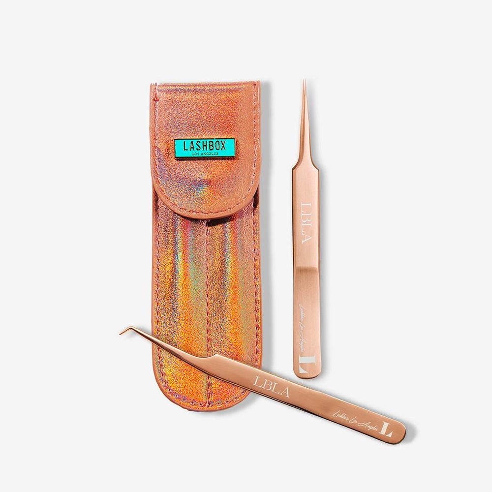 Rose Gold Tweezer Case