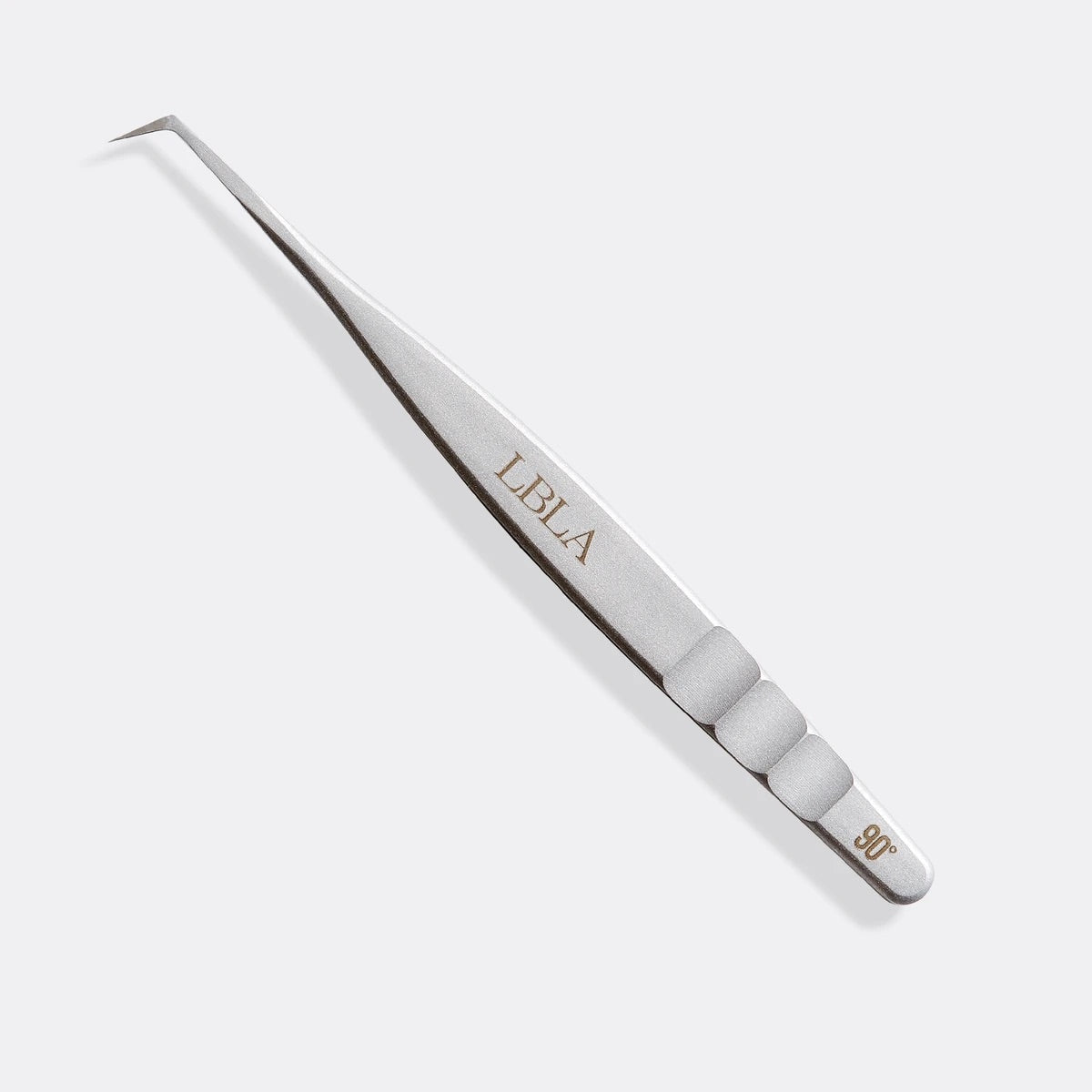 Satin Silver 90 Degree Tweezers