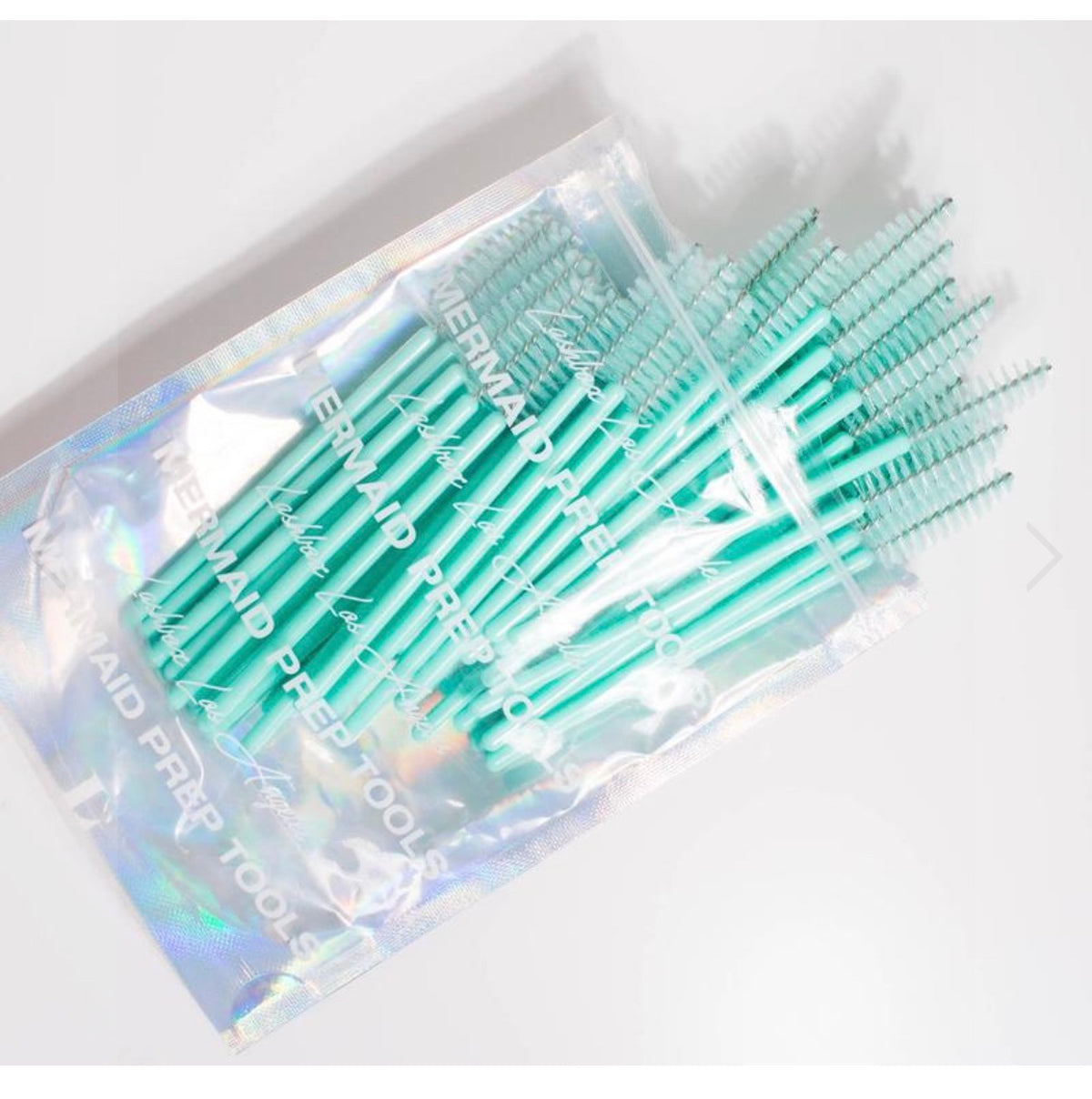 Teal Disposable Eyelash Wands