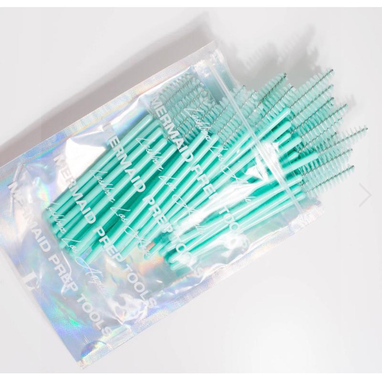 Teal Disposable Eyelash Wands